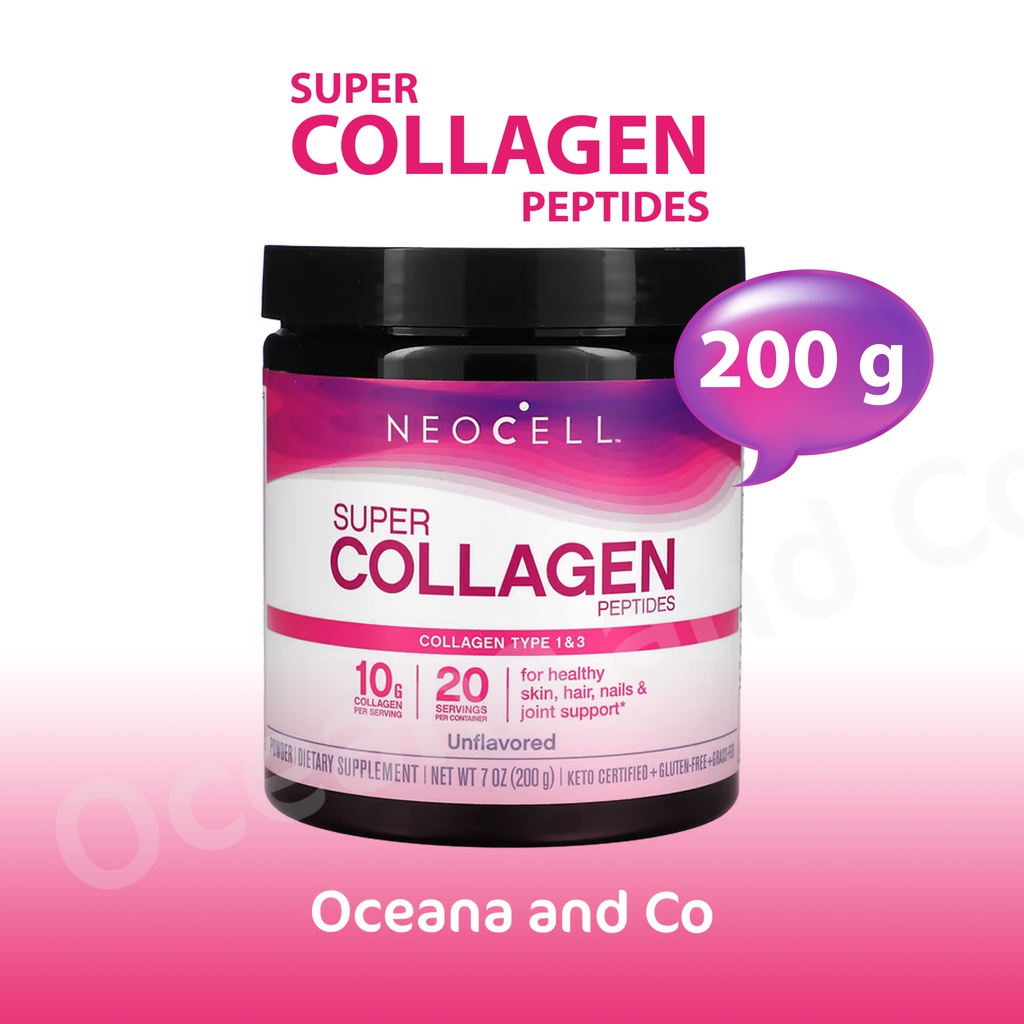 Neocell Super Collagen Peptides Unflavored Hair Skin Nails Suplemen