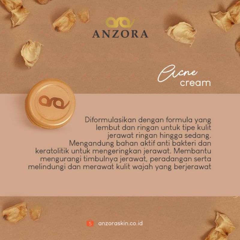 ACNE CREAM TOTOL ACNE ANZORA TOTOL JERAWAT ORIGINAL