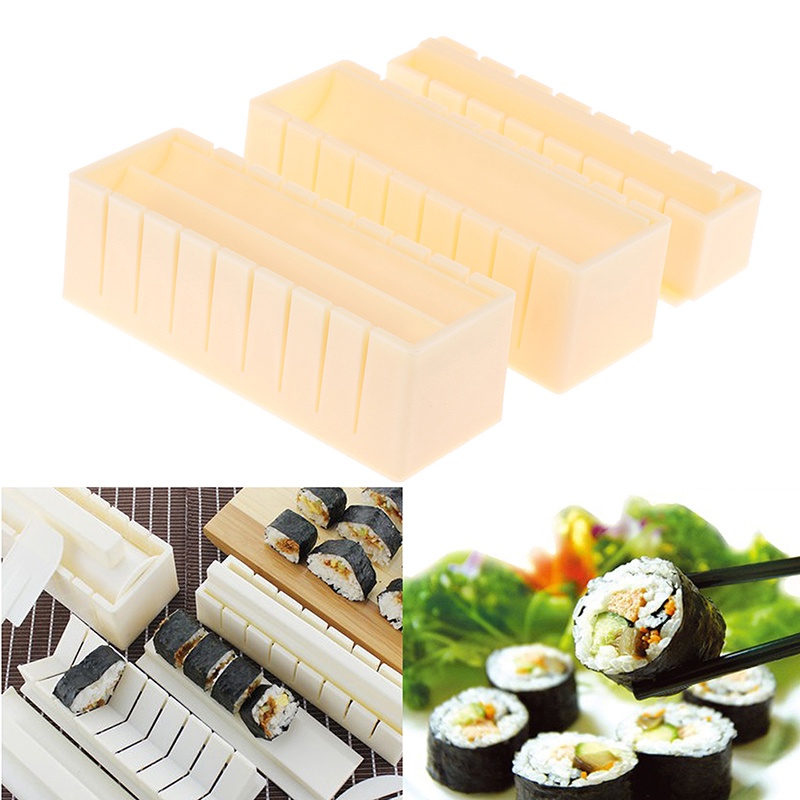 3pcs / set Alat Penggulung Nasi sushi DIY