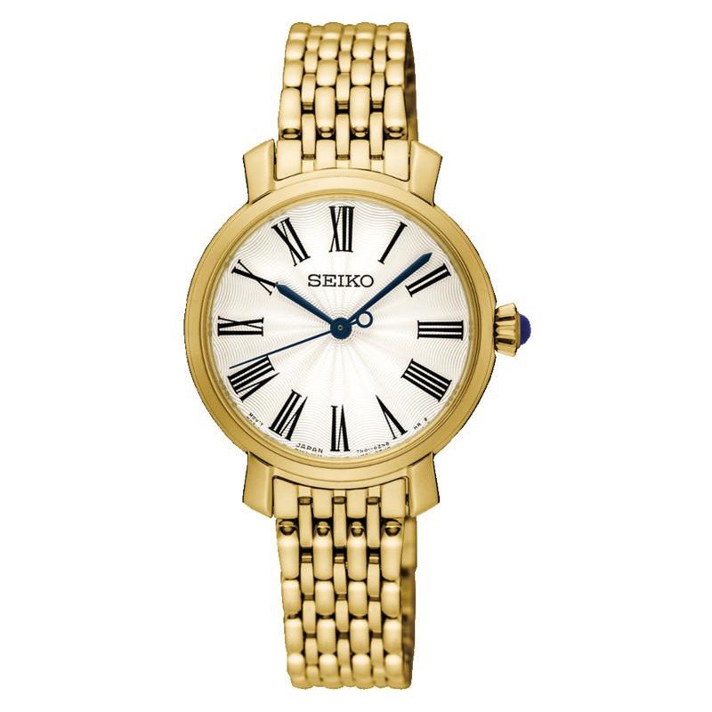 Seiko Ladies SRZ498P1 Quartz Gold Plated - Jam Tangan Wanita SRZ498