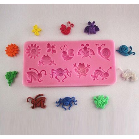 3D Silicon Mold Fondant Cake Decoration - Insect