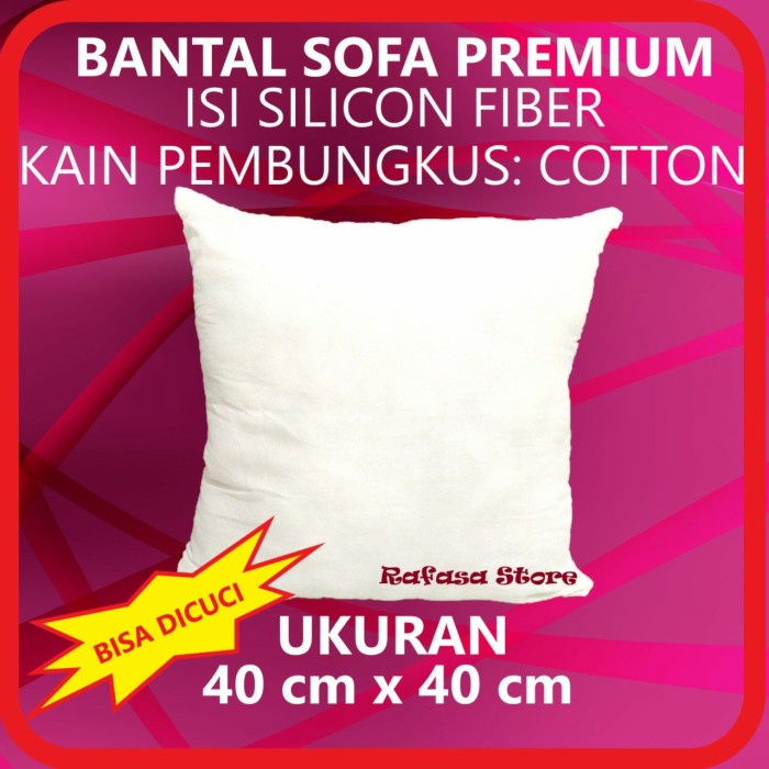 Sofa-Bantal- Bantal Sofa 40X40 Premium (Pembungkus Kain Katun) -Bantal-Sofa.