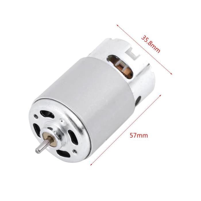 Dinamo Rs 550 Motor DC 12-24V 5800 RPM DIY Bor RC Mainan dll -DM38