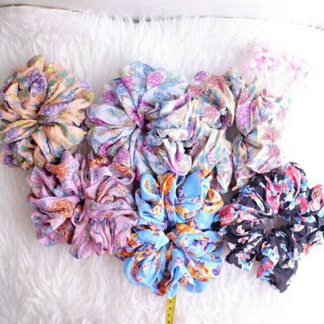 Scrunchie ikat rambut cepol termurah best seller