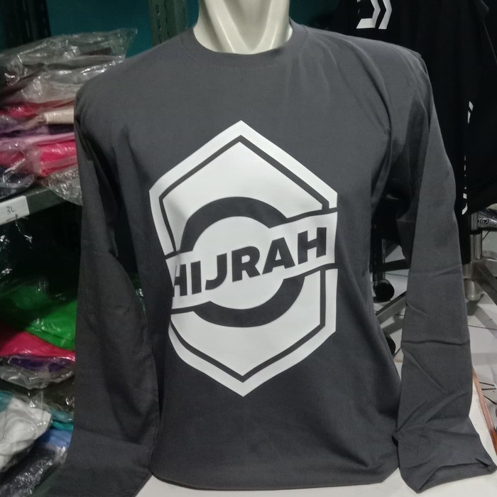 kaos lengan panjang/t shirt/baju keren ISLAM HIJRAH