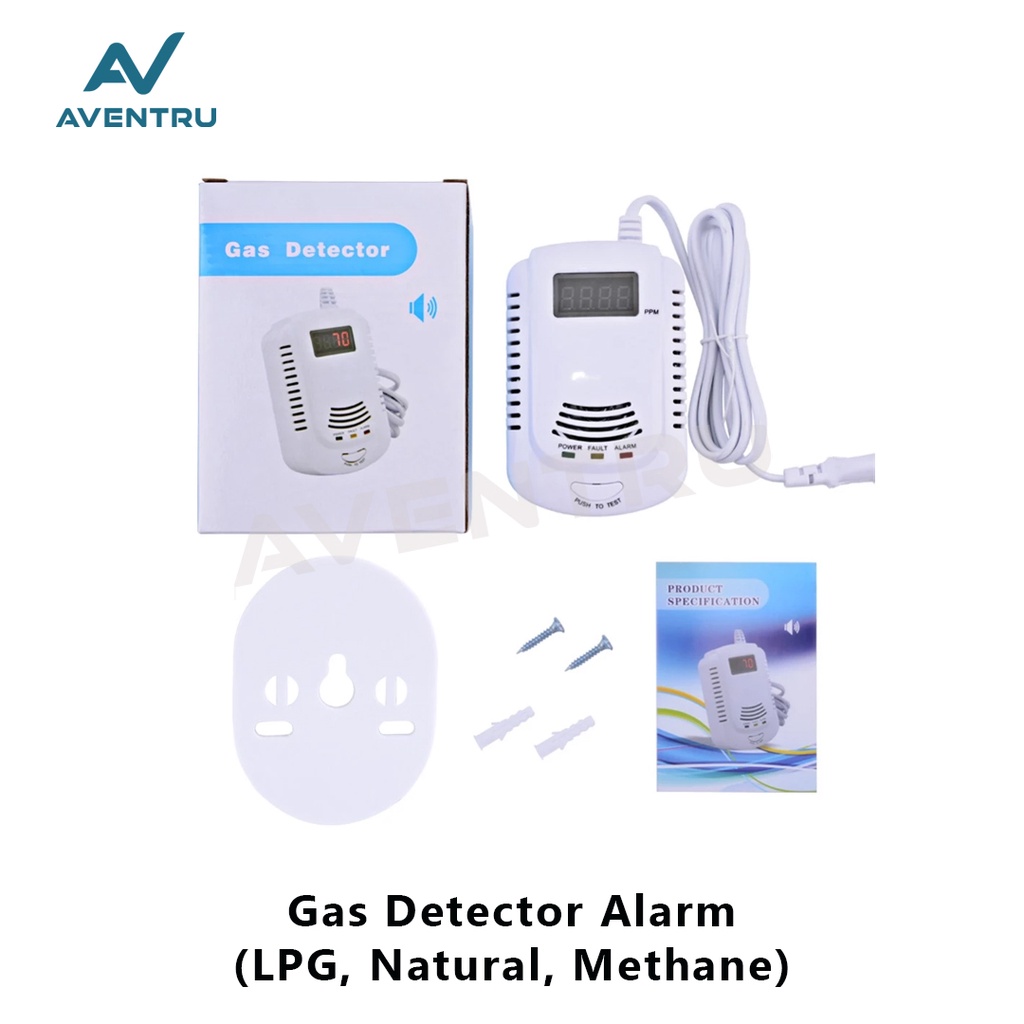 Wireless Detektor Gas bocor LPG Alarm Detector