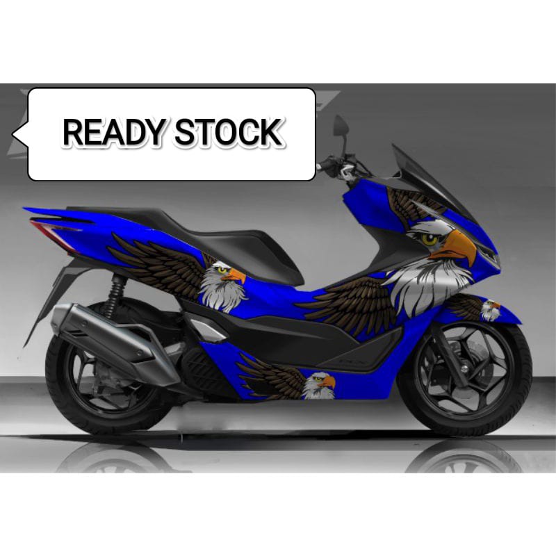 striping pcx new 160 full body stiker motor honda pcx full body Decal stiker pcx full motif