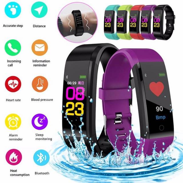 Smartband M5 Waterproof, Blood pressure Oxygen Smartwatch Mi Band M5