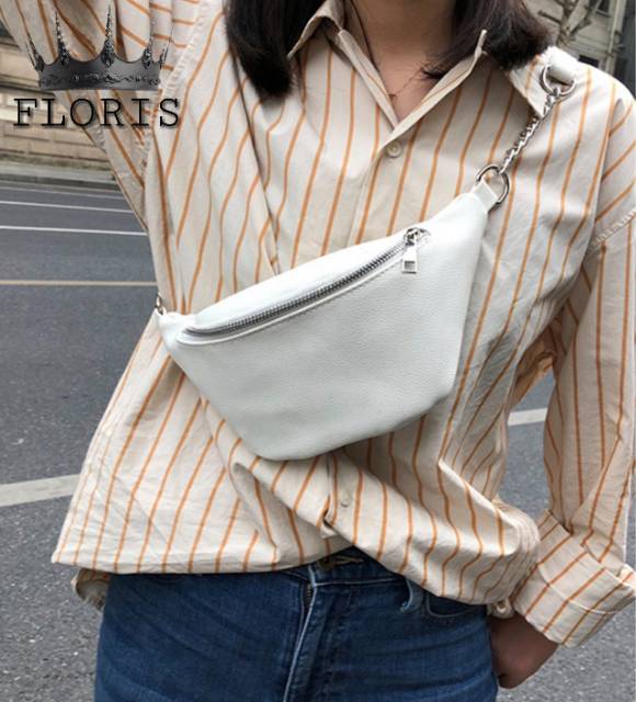 Waistbag simple PLAIN tali rante/ waishbag polos /waistbag wanita murah