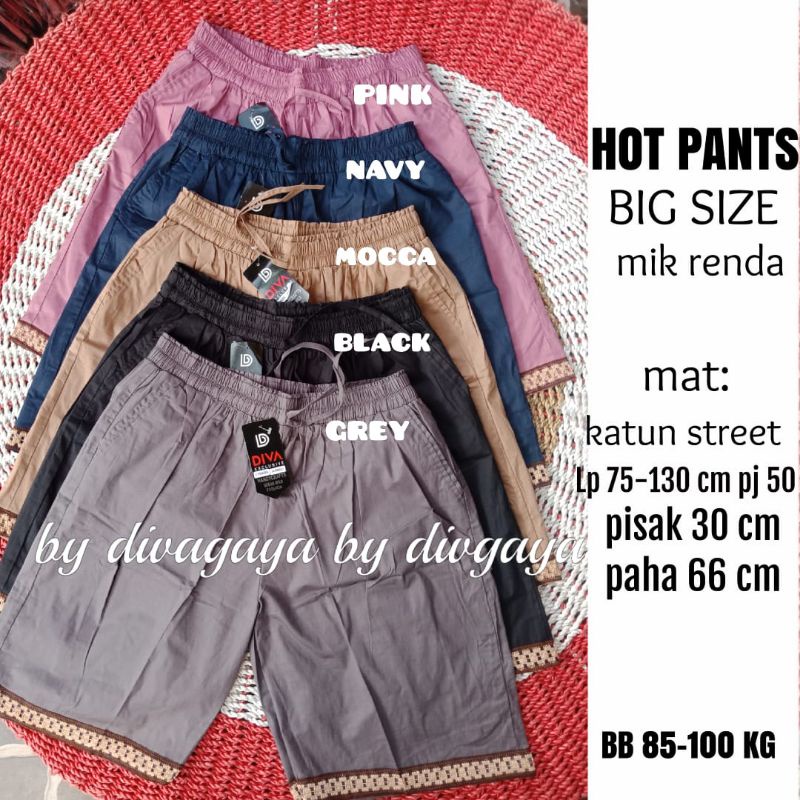 HOT PANTS BIG SIZE BB 85-100 KG