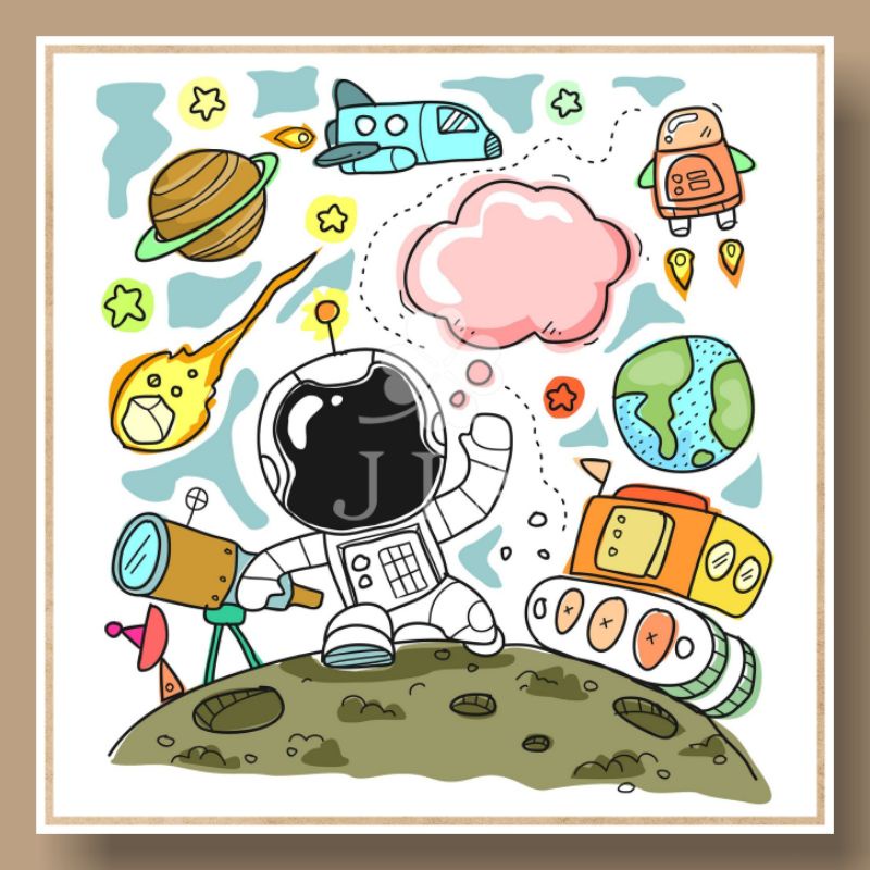 

jiastore__ Sticker Aesthetic Astronout / Tumblr / Sticker Lucu / Stiker Glossy