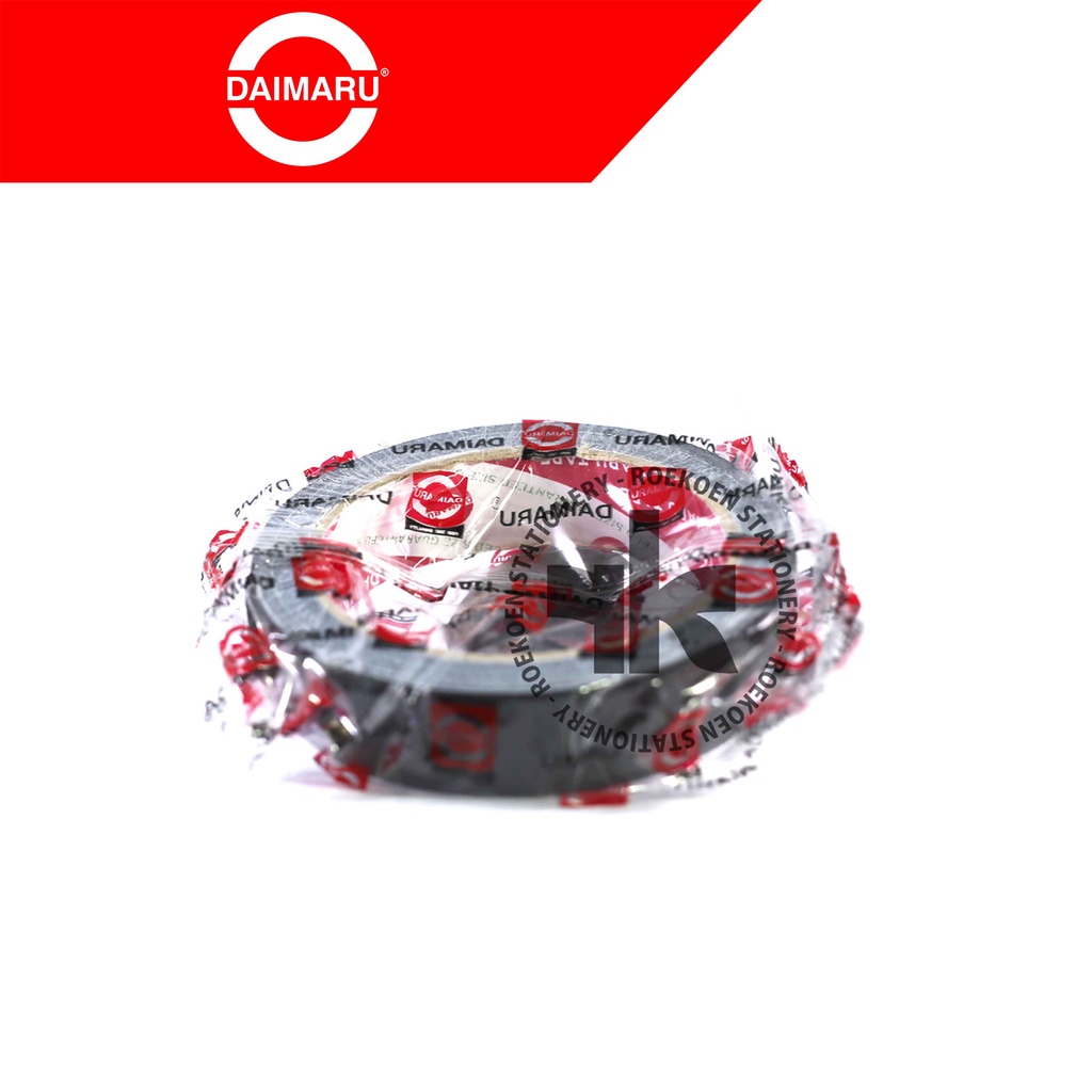 

Daimaru Plagband Kain Linen 1" 23mm x 12meter Hitam