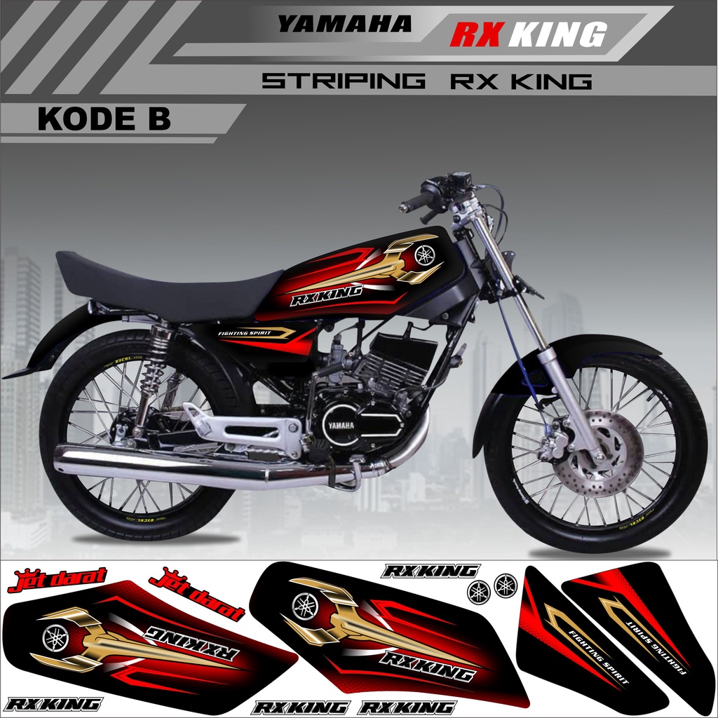 Striping Rx King Variasi/ Stiker Custom Rx King / Sticker Rx King Kode B