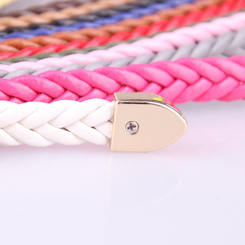 Ikat Pinggang Wanita kulit Kepang O lilit Murah Belt Fashion Sabuk Import