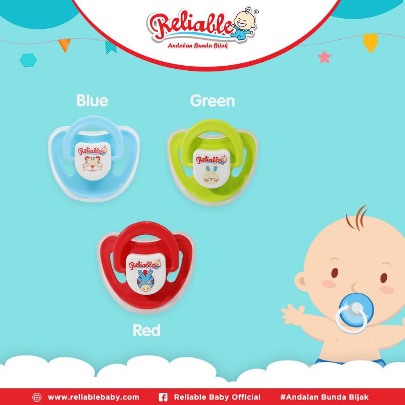 Empeng bayi reliable 8832 / empeng bayi / empeng aurora
