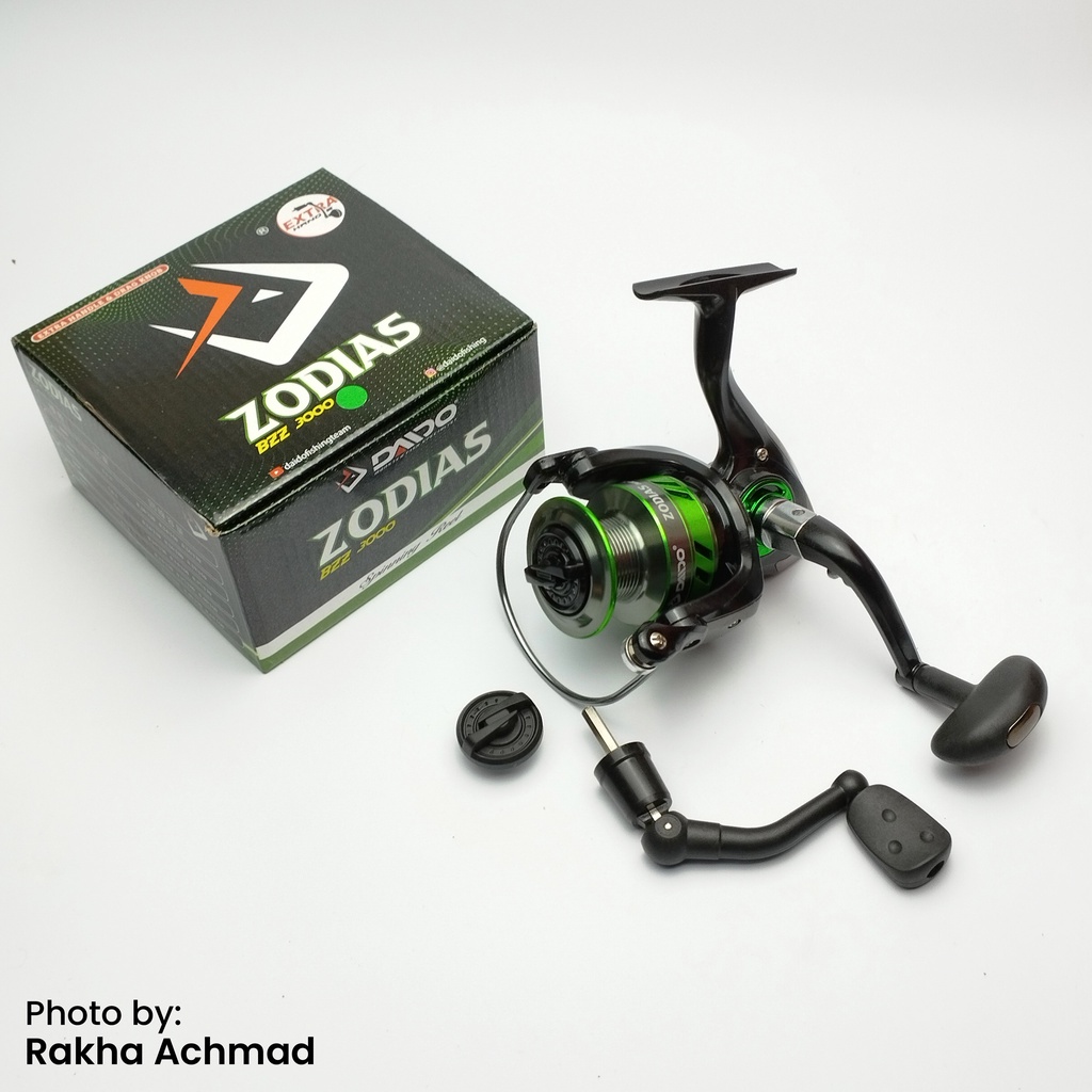 Reel Pancing Daido Zodias BZZ 3000 Extra Hand! (Green/Gold)