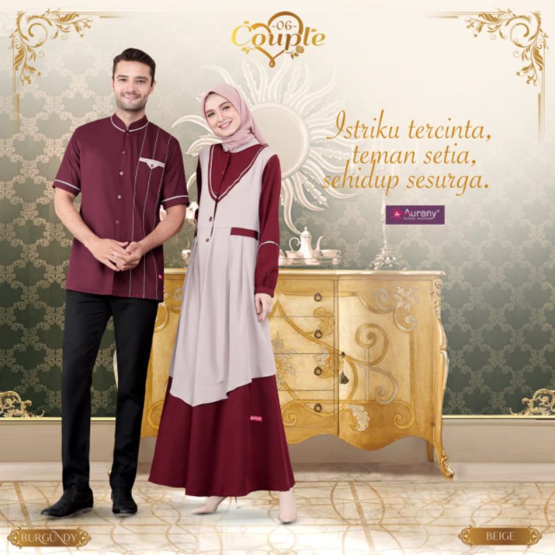 Aurany Couple Burgundy