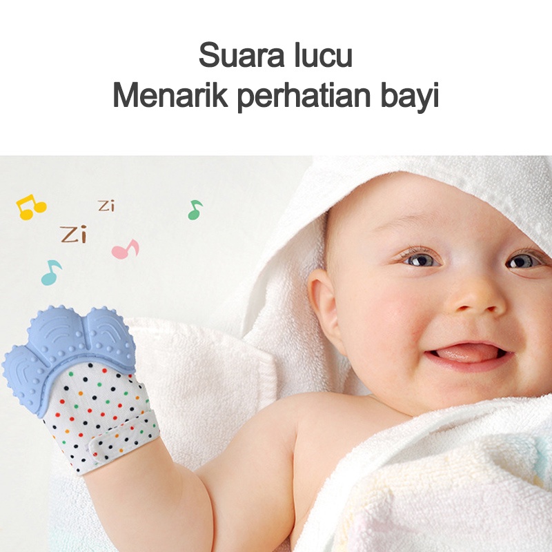 HIPPO LAND NEW PRODUCT Sarung Tangan Teether Bayi | Mitten Baby Glove Teether 158