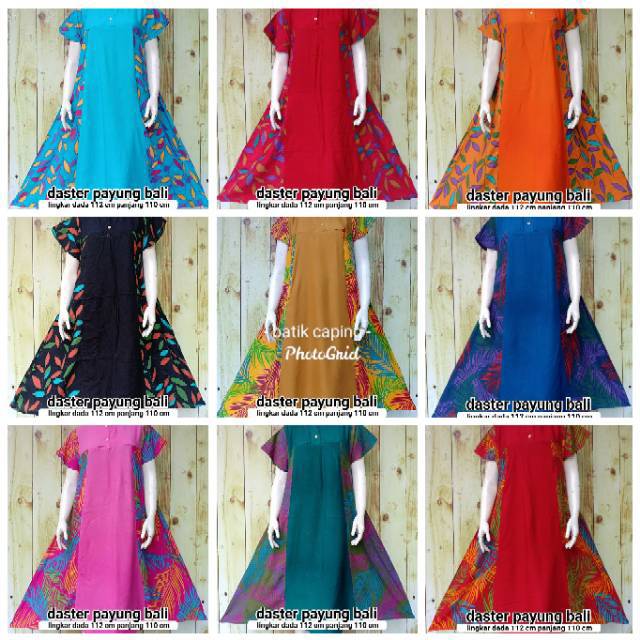 Daster payung Bali BUSUI BUMIL FASHION WANITA BATIK PEKALONGAN DRES BUMIL BAJU SANTAI  TERBARU  lowo