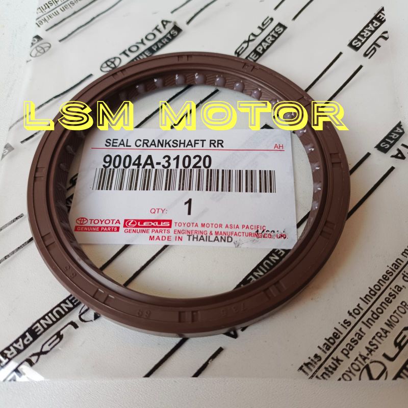 oil seal oil seal crankshaft belakang Avanza rush terios grandmax agya ayla
