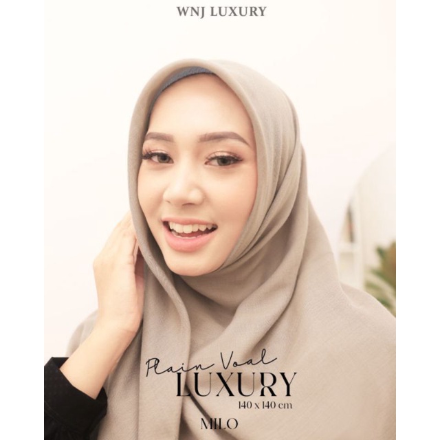 JILBAB SEGI EMPAT PLAIN VOAL LUXURY BY WNJ