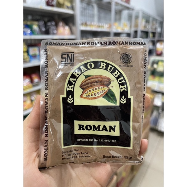 Coklat Bubuk Roman 35gr / Cocoa Powder Roman / Kakao Bubuk
