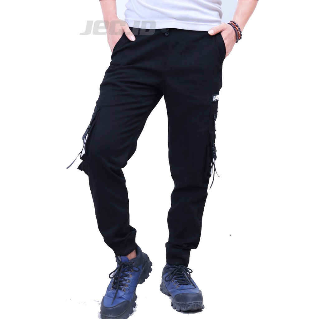 Celana Panjang Jogger Slim Gesper JEC ID Premium