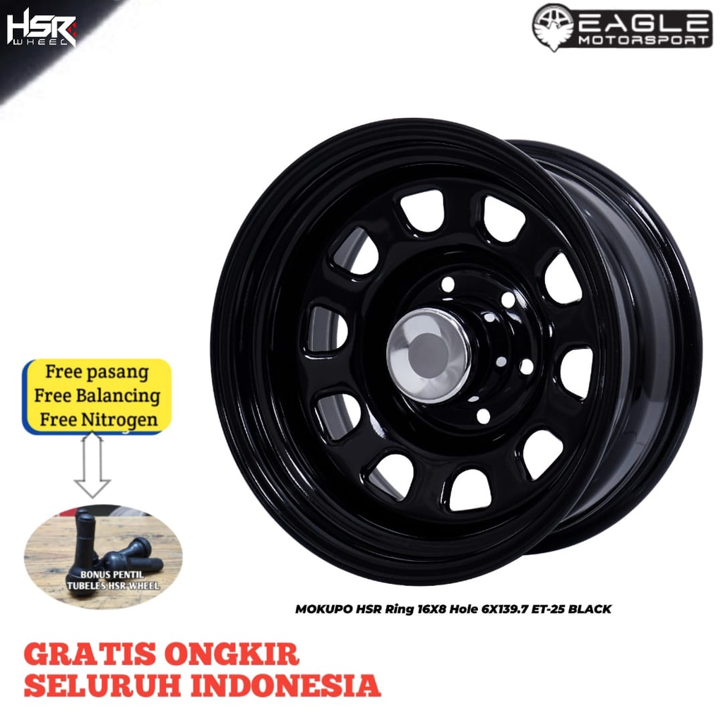PAKET VELG BAN MOBIL VELK PELEK KALENG OFF-ROAD PAJERO FORTUNER HILOX DMAX COLORADO TRITON MOKUPO HS