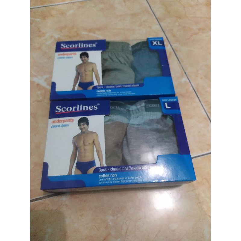 Scorlines Celana Dalam Pria isi 3