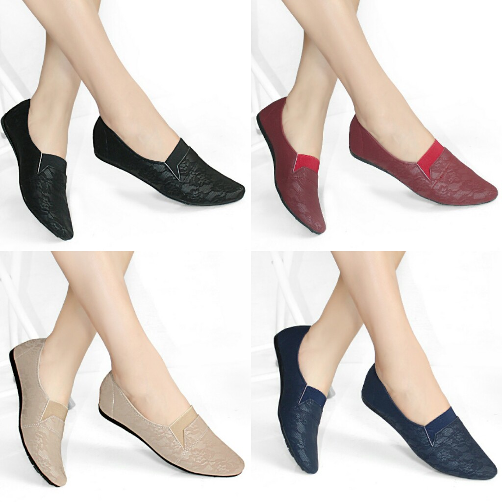 sepatu Wanita  Flat Shoes  Murah DL02 Shopee  Indonesia