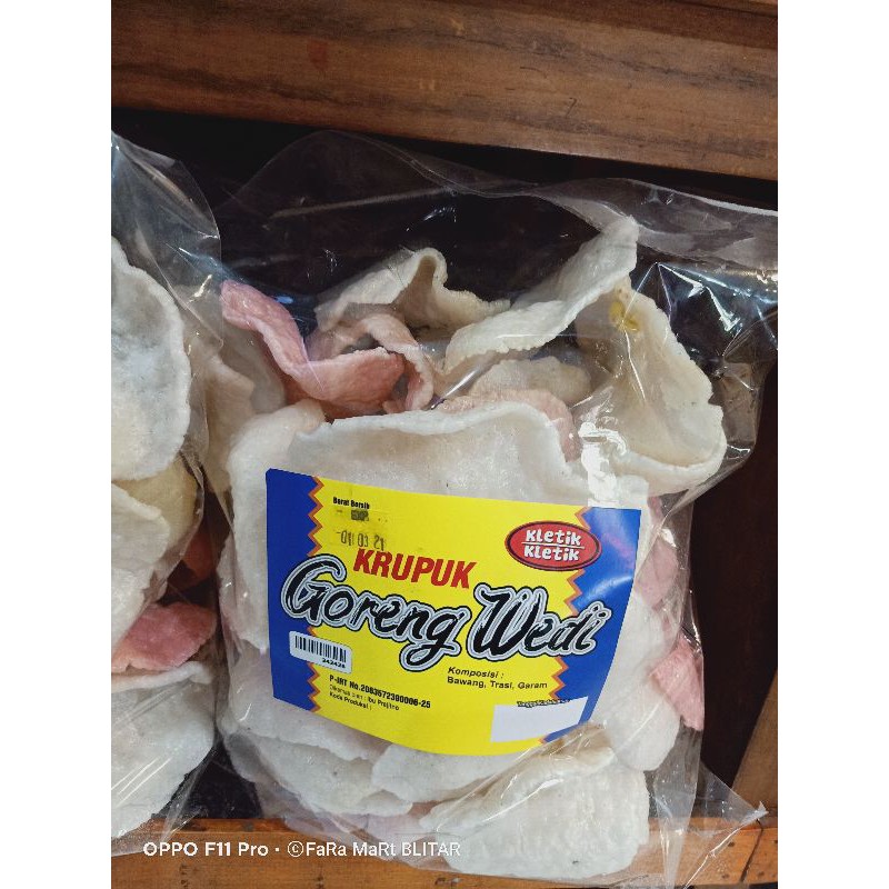 

KERUPUK GORENG WEDI KHAS BLITAR 250gr