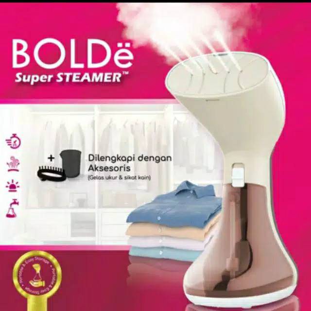 Setrika uap steamer BOLDE laviola - portable clothes dryer - 2 level