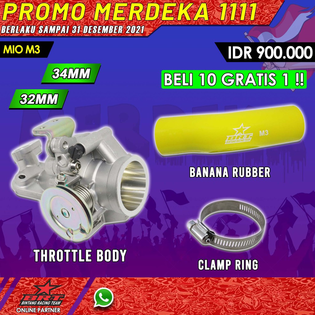 THROTTLE BODY + VELOCITY MIO M3