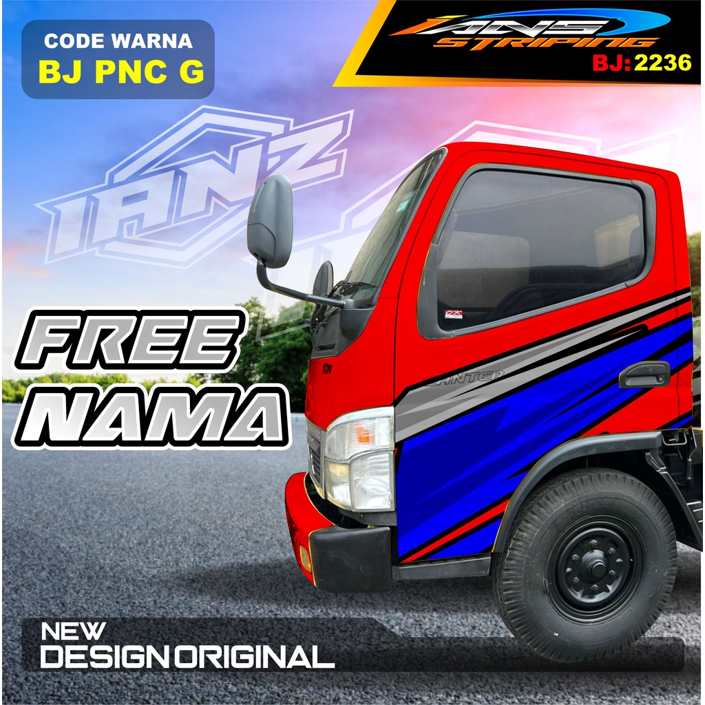 VARIASI STICKER PINTU TRUK FUSO RAGASA / DECAL PINTU DUMTRUK  / STIKER MOBIL TRUK / STIKER PINTU TRUK KEREN