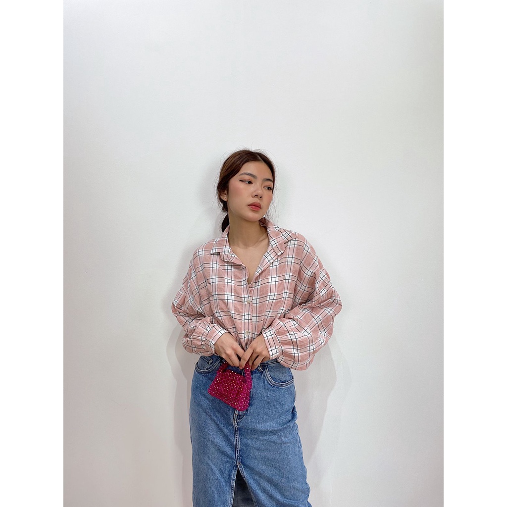 KEMEJA KOTAK CRINKLE 9070