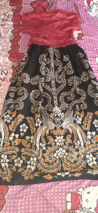 [new Arival] Wou Batik Couple Ayusita Ruffle Batik Couple Ori Ndoro Jowi Dnt Garansi Termurah- Bg094