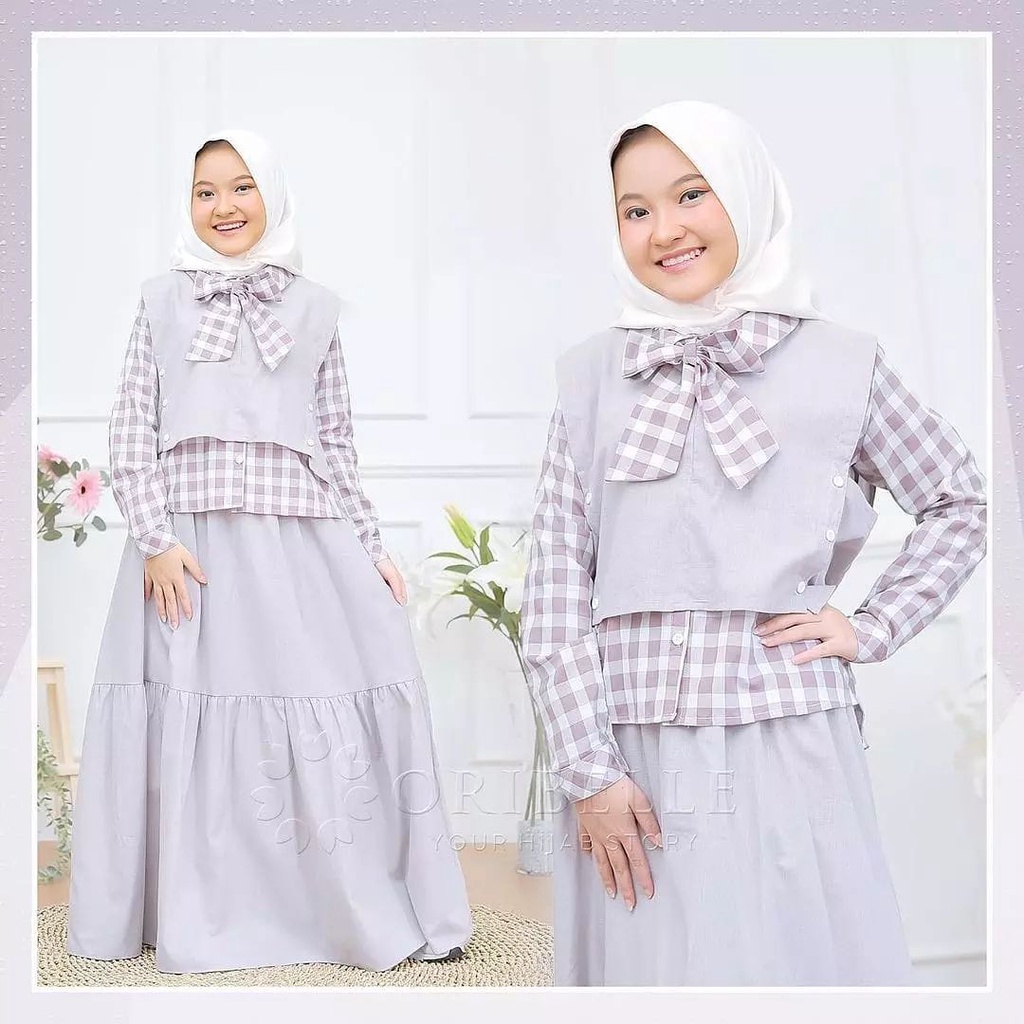 setelan rok anak perempuan motif kotak / baju setelan anak perempuan muslim / baju setelan anak perempuan mulim 10 tahun / baju setelan anak perempuan terbaru 2021 /baju setelan anak perempuan terbaru / rok set anak perempuan panjang / rok set anak peremp
