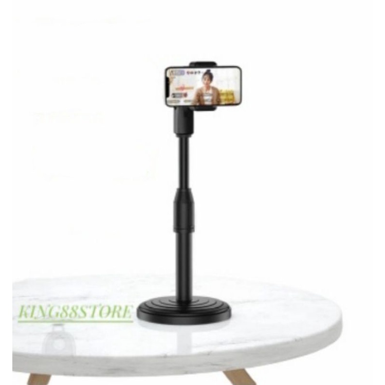 STAND HOLDER MEJA FOR SMARTPHONE L8 COCOK UNTUK SMULE NONTON YOUTUBE VLOG VC