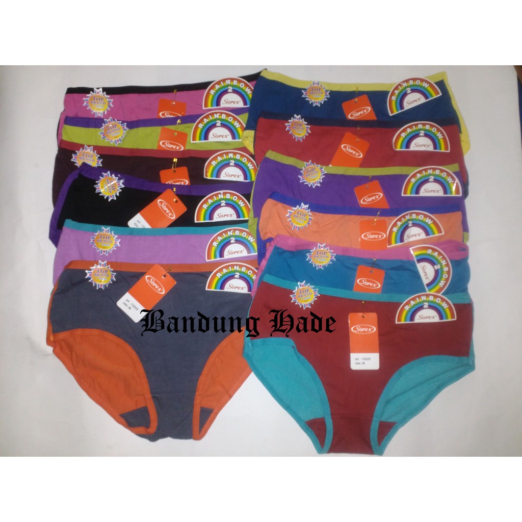Celana Dalam Wanita Sorex Rainbow/Pakaian Dalam Wanita