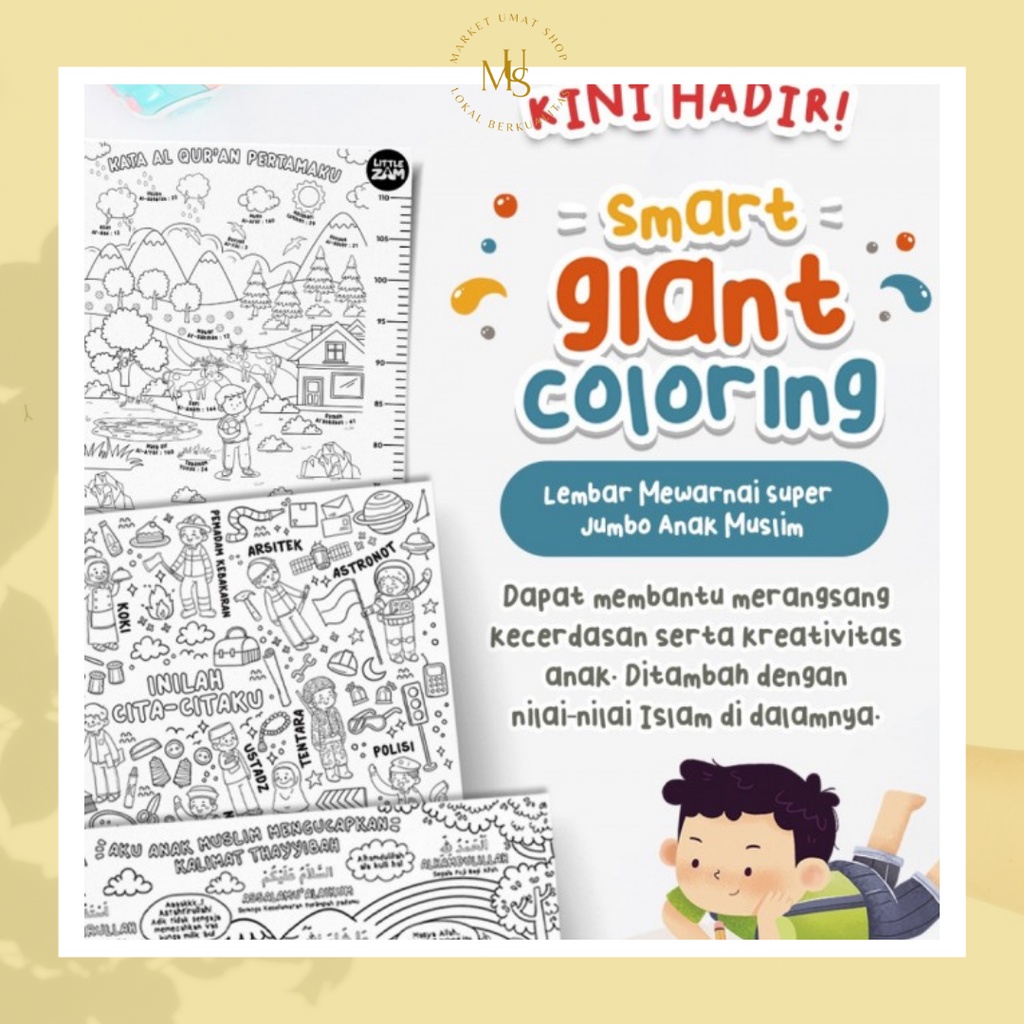 

PRE ORDER LITTLE ZAM - SMART GIANT COLORING