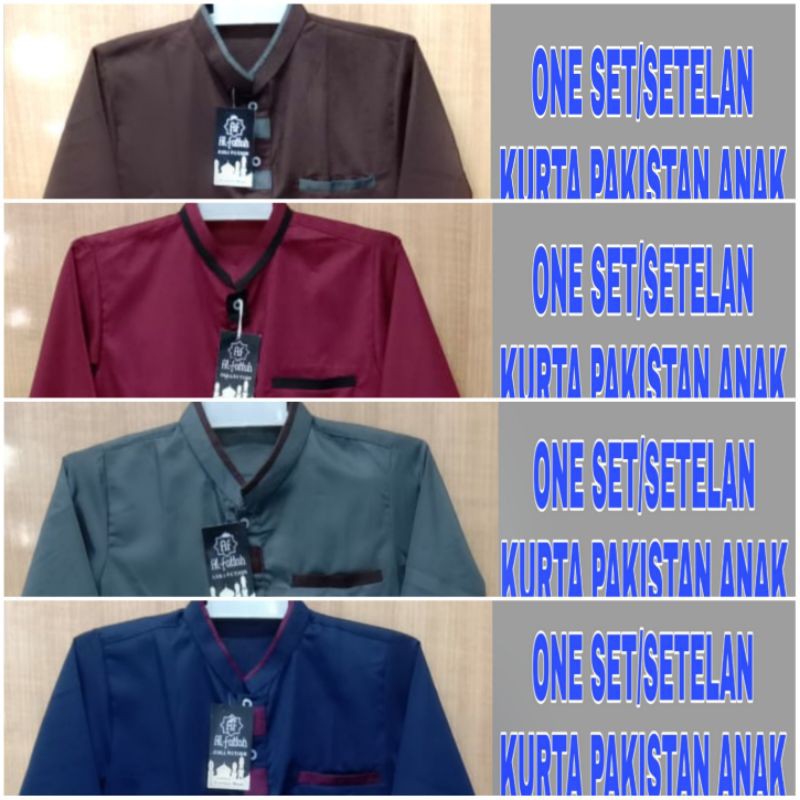 SETELAN KURTA PAKISTAN ANAK KATUN TOYOBO TERBARU *COD OK