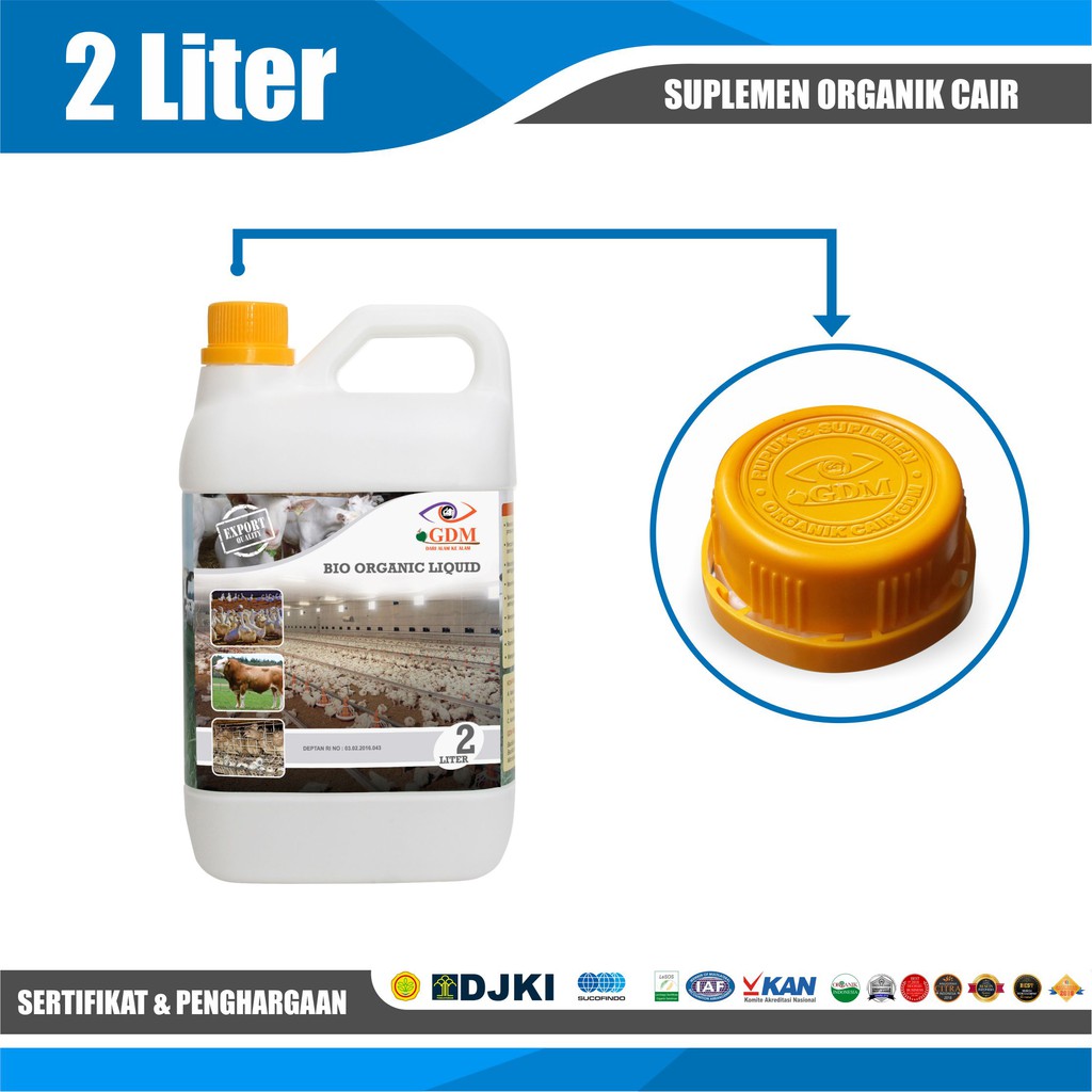 Suplemen Organik GDM Untuk Peternakan 2Liter