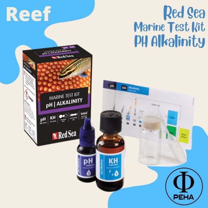 Red Sea PH Alkalinity Marine Test Kit Redsea Alkalinity Tes PH AirLaut