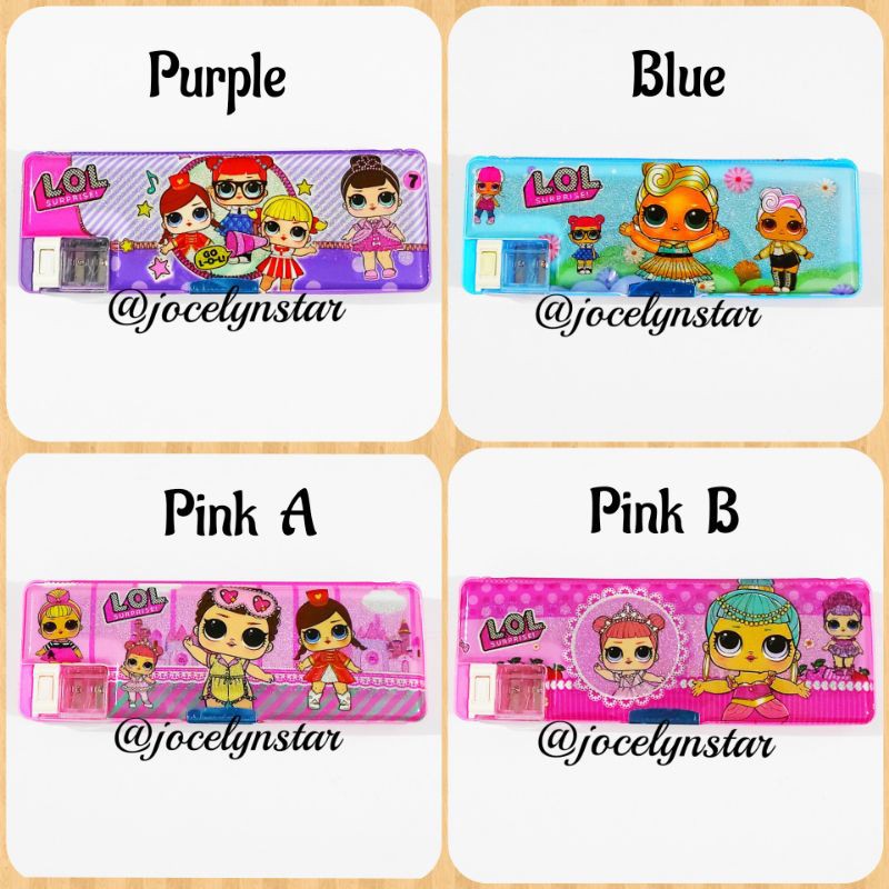 

Kotak pensil magnet motif LOL / tempat pensil magnet/ pencil case