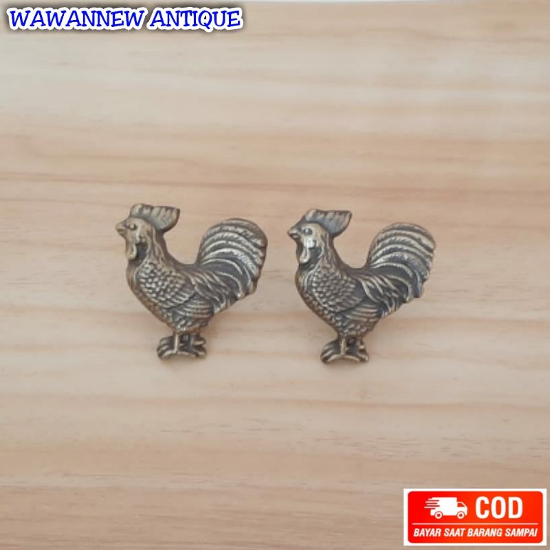 Handle Laci / Tarikan Laci Lemari Jendela Rumah Kitchen Set Kuningan Knop Ayam