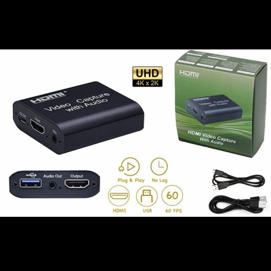 Video Capture HDMI USB Card with Audio USB 3.0 1080P Loop Audio