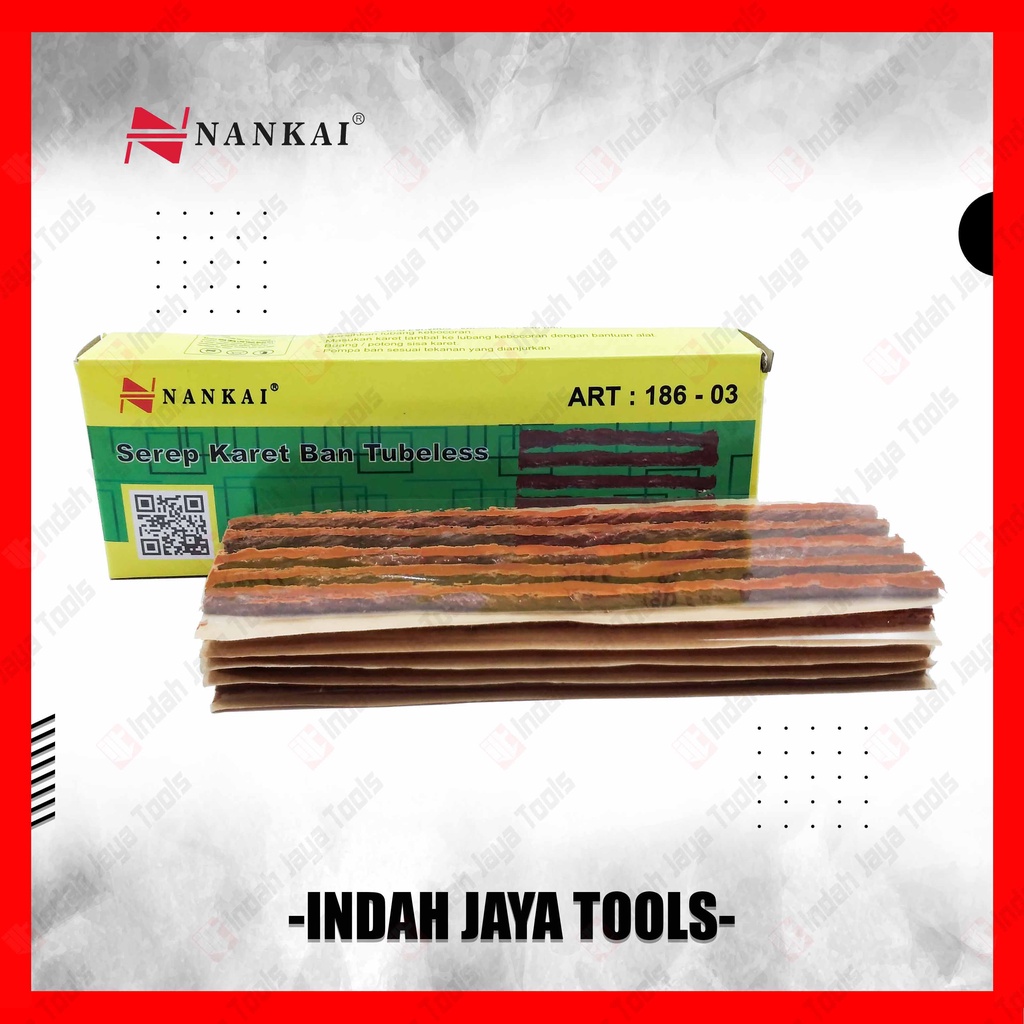 NANKAI 186-03 Refill Isi Karet Cacing Tambal Ban Tubles Tubeless