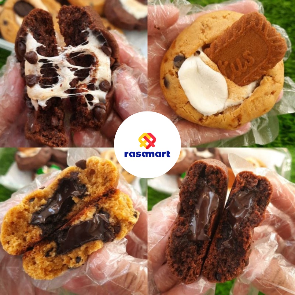 

Soft Cookies Isi 5 / Giant Cookies Marsmallow Termurah Enak