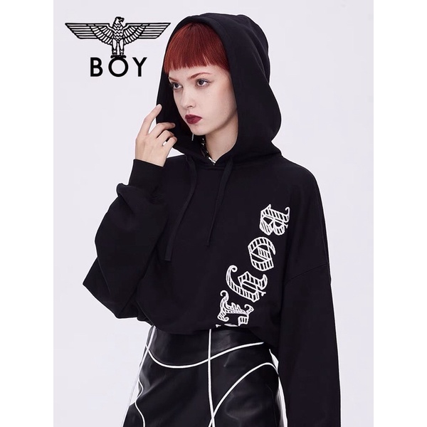 BOY74 SWEATER HOODIE BOY LONDON PRIA WANITA ASIA EROPA FULL BORDIR