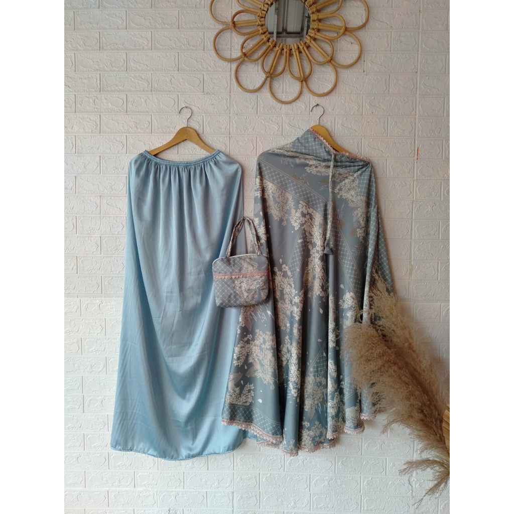 mukena armnay silk / mukena silky armany